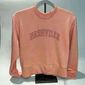 Nashville cropped sweatshirt size large